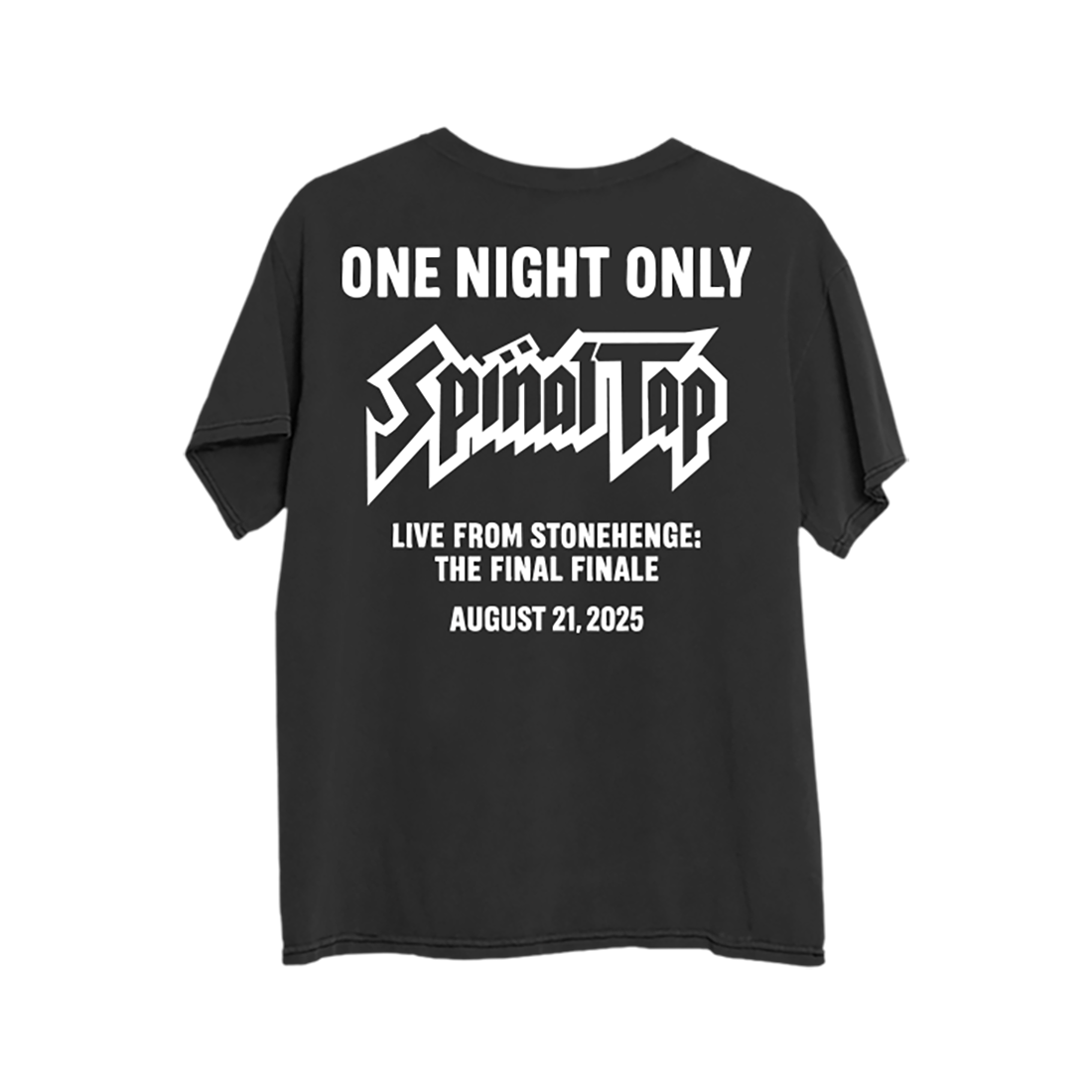 Spinal Tap Stonehenge Event Vintage Black T-Shirt - Spinal Tap